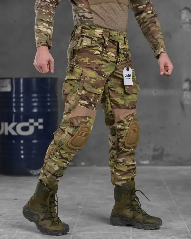 Военные тактические штаны 7.62 tactical G3 мультикам ВТ6800(8 - 01)