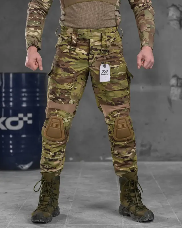 Военные тактические штаны 7.62 tactical G3 мультикам ВТ6800(8 - 01)