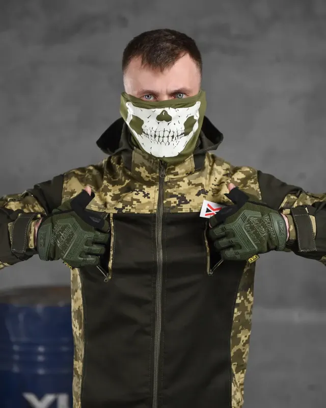Военный тактический костюм горка illusion пиксель ВТ0963(3 - 03)