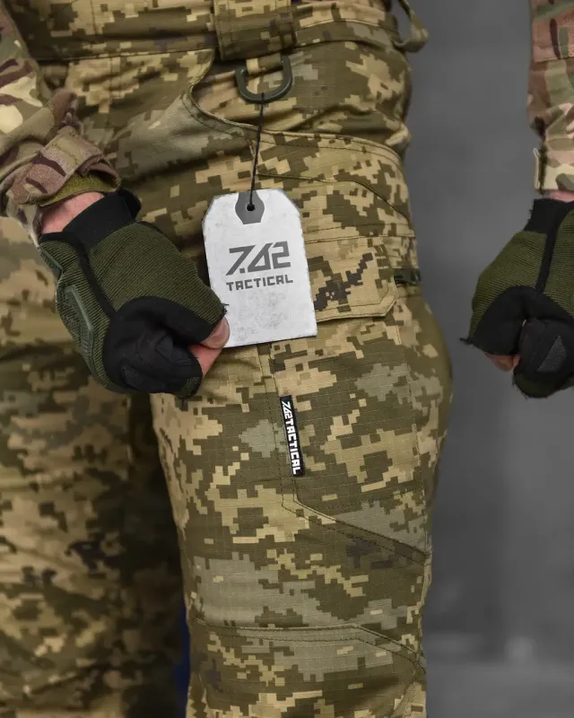 Стрейчевые тактические штаны 7.62 Тactical пиксель ВТ6810(10 - 03)