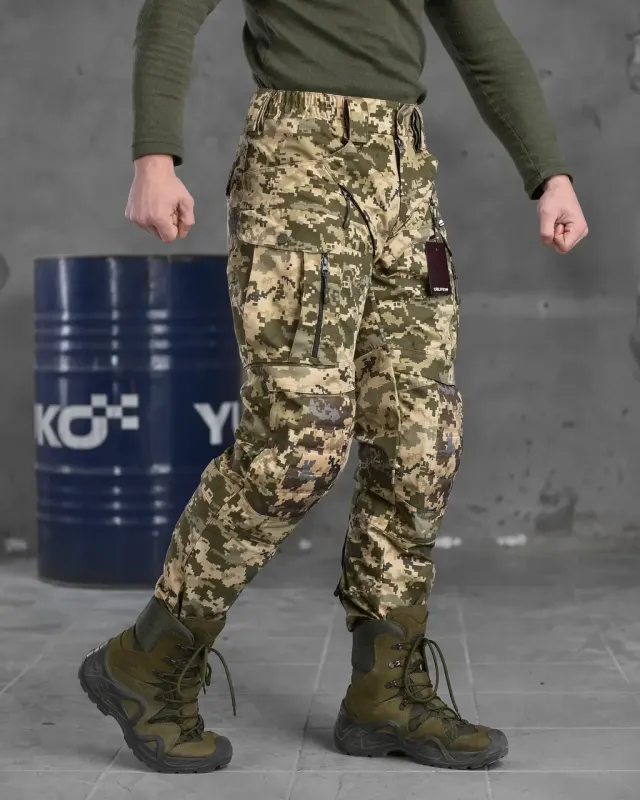 Военная форма усиленные штурмовые штаны Oblivion tactical pixel ВТ6724