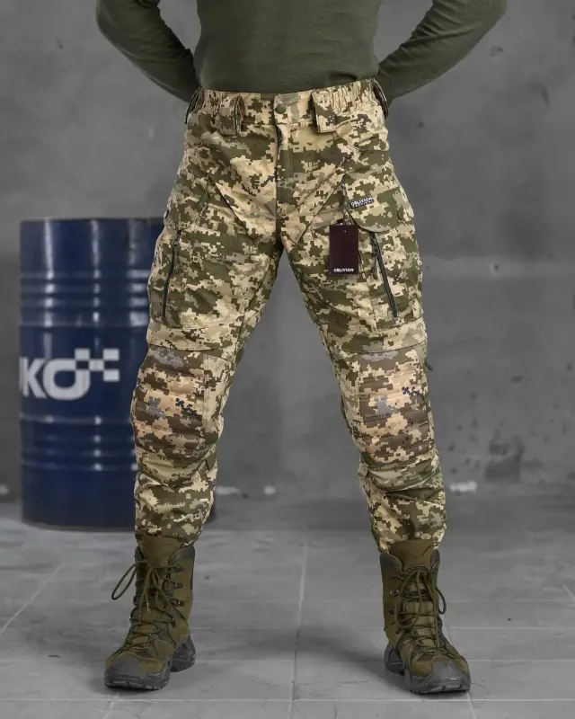 Военная форма усиленные штурмовые штаны Oblivion tactical pixel ВТ6724