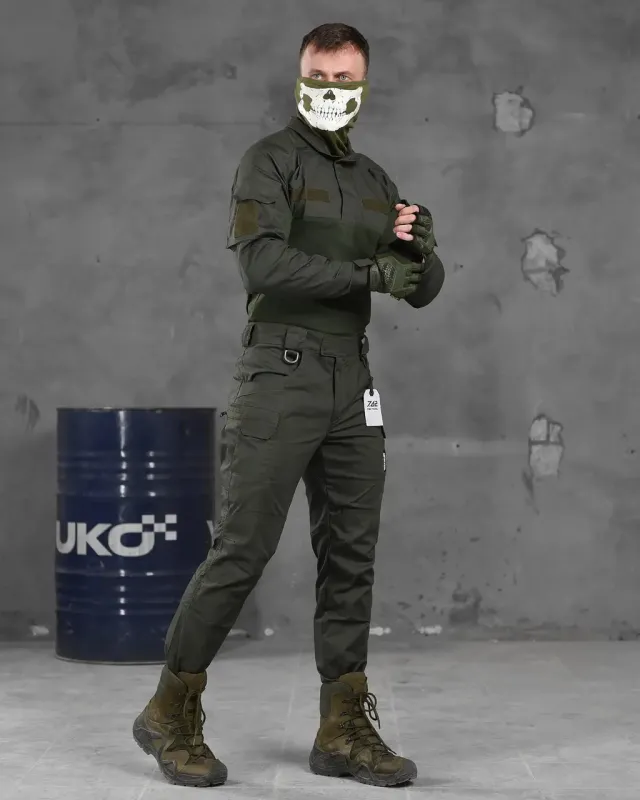 Стрейчевый тактический костюм 7.62 tactical Minnesota олива