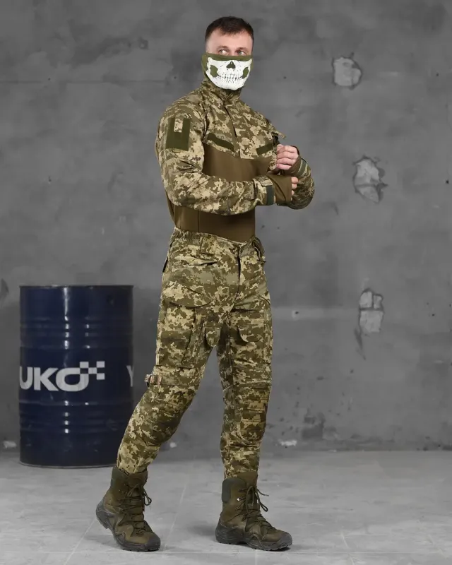 Военный демисезонный костюм STRIKER®️ пиксель