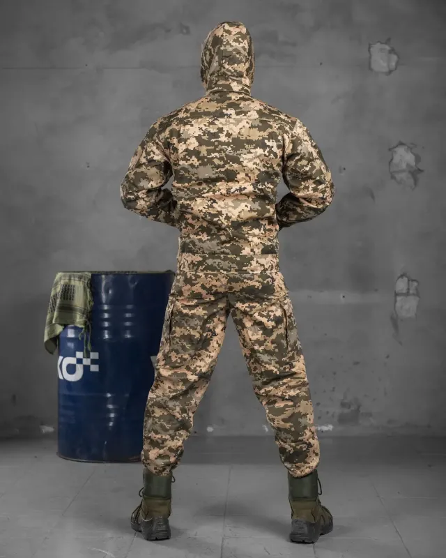 Армейский костюм Defender (13 - 03, 26 - 01) пиксель