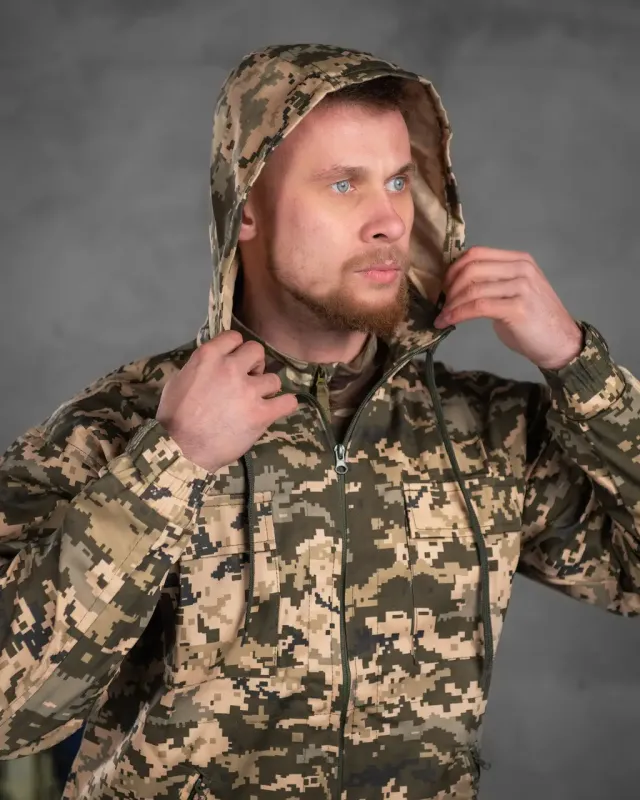 Армейский костюм Defender (13 - 03, 26 - 01) пиксель