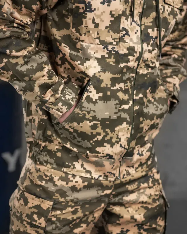 Армейский костюм Defender (13 - 03, 26 - 01) пиксель