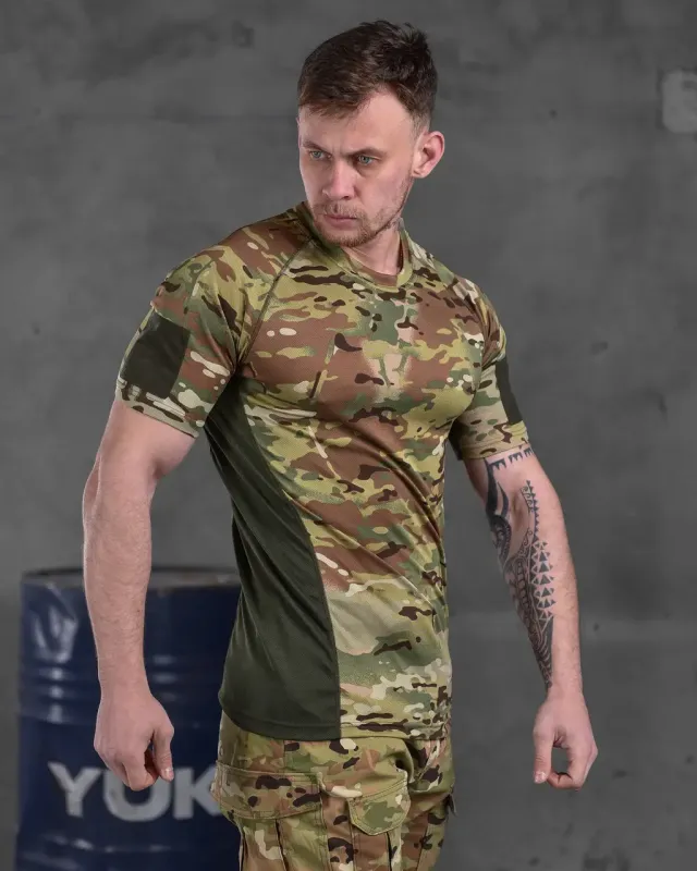 Военная футболка SSO CooLPass мультикам ВТ6731(K4 4 - 01)