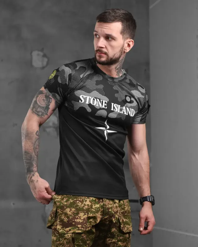 Футболка Island black ВТ1008(51 - 00)