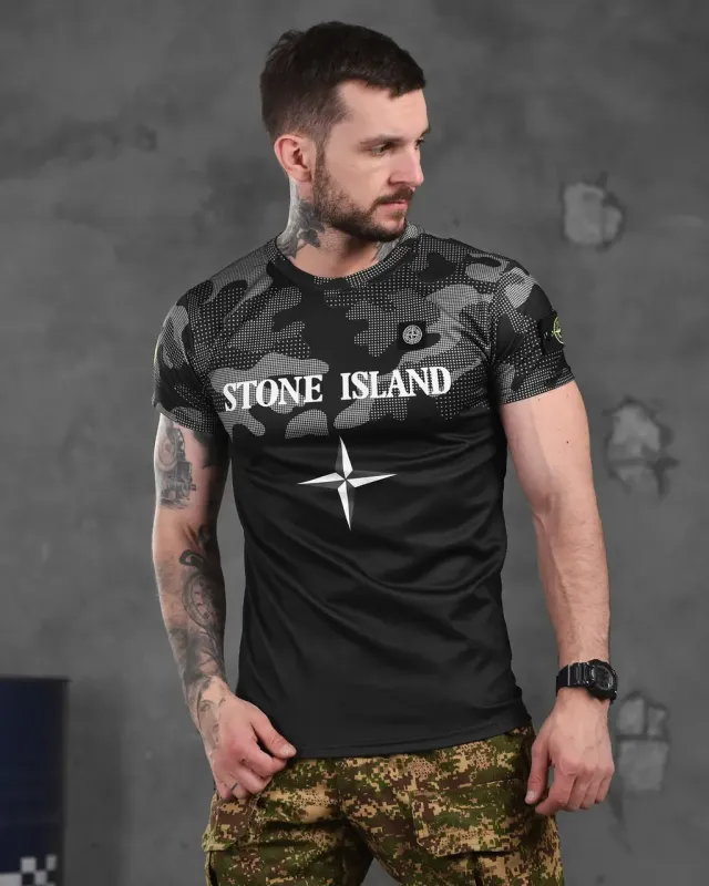 Футболка Island black ВТ1008(51 - 00)