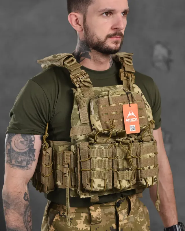 Плитоноска Attack пиксель ВТ1009(42 - 00)