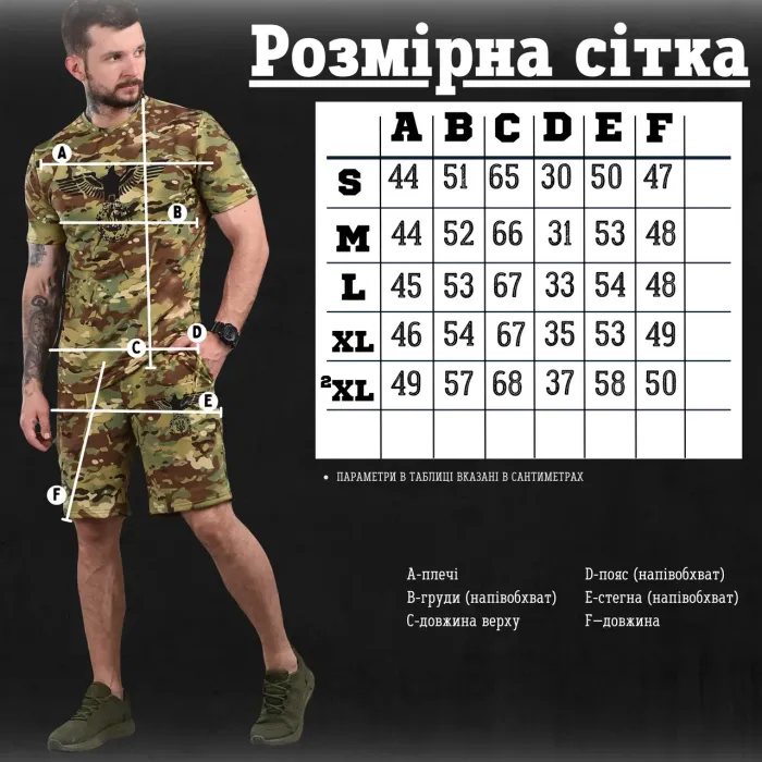 Летний тактический комплект мультикам Patriot