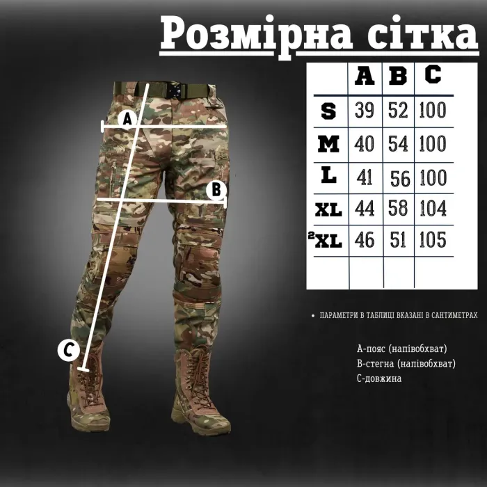 Армейские штаны со вставками кордуры STURM