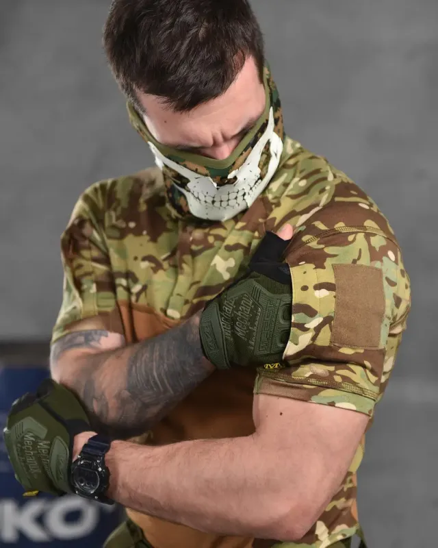 Армейский убакс короткий рукав 7.62 coyot