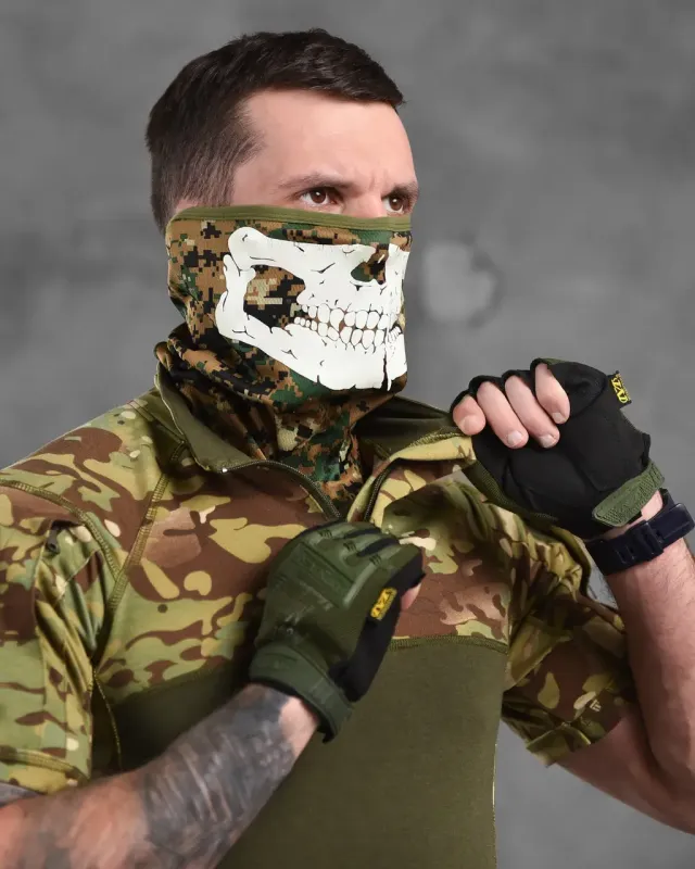 Армейский убакс короткий рукав 7.62 Tactical мультикам