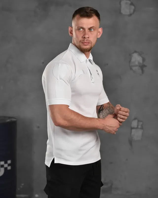 Футболка polo white(3 - 02)