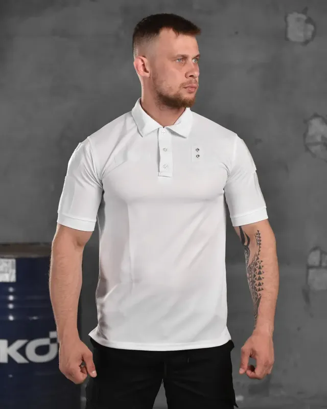 Футболка polo white(3 - 02)