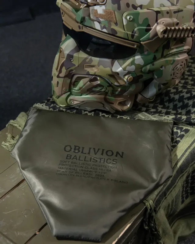 Баллистический пакет напашник Оblivion выдерживает 9мм пулю