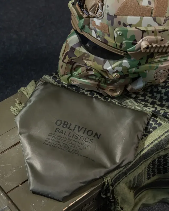 Баллистический пакет напашник Оblivion выдерживает 9мм пулю