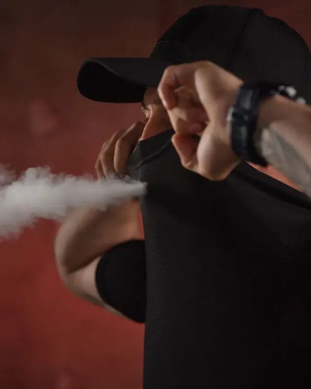 Тактическая футболка потоотводящая Samuray Cooltuch чёрная