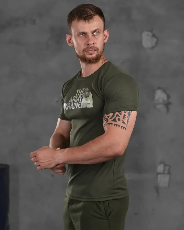 Тактическая футболка TNF олива