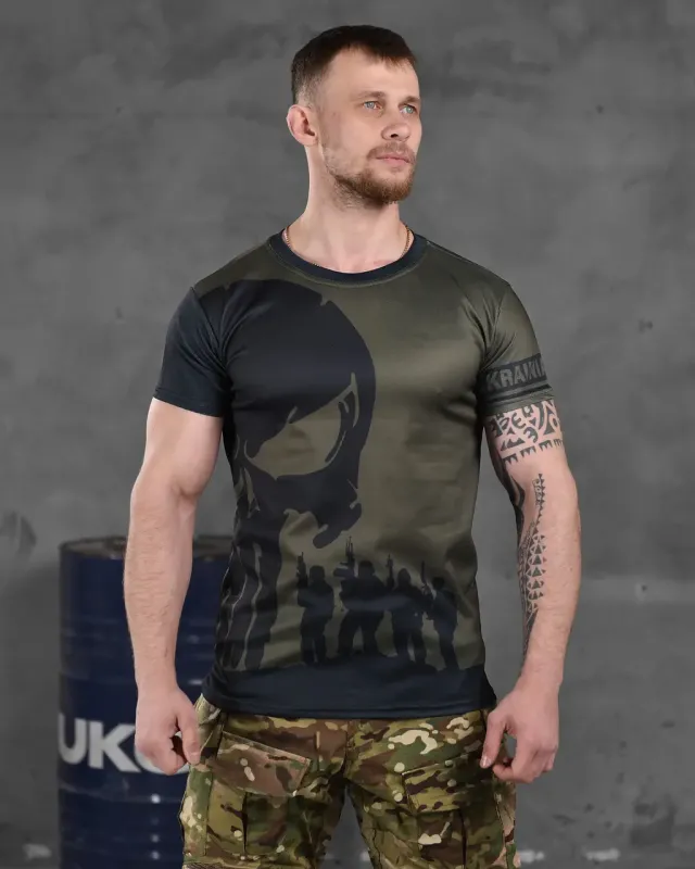 Тактическая футболка потоотводяющая Оblivion Panisher soldiers