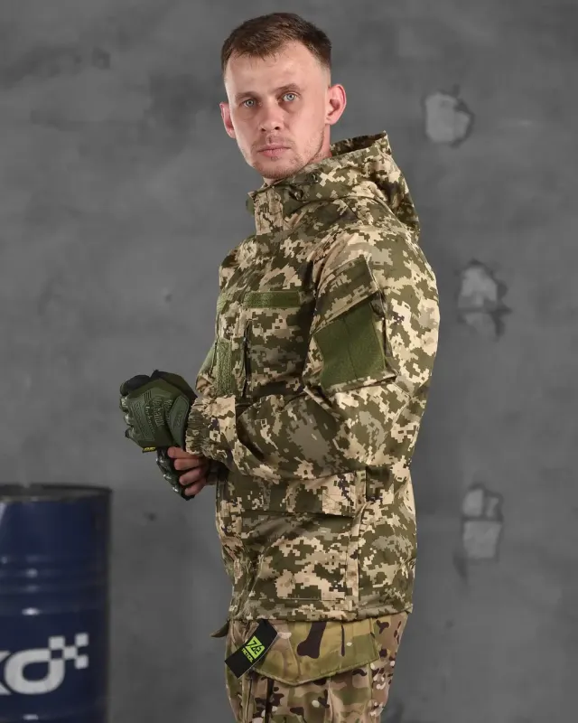 Военная летняя куртка Support пиксель ВН1086(21 - 02)