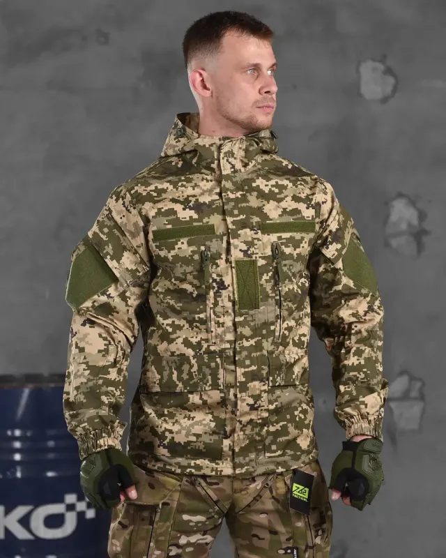 Военная летняя куртка Support пиксель ВН1086(21 - 02)