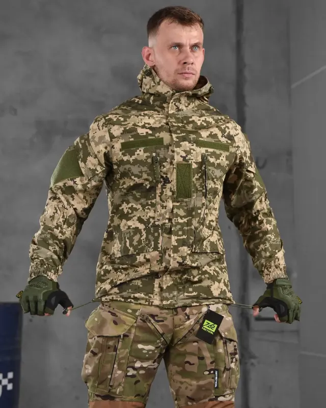 Военная летняя куртка Support пиксель ВН1086(21 - 02)