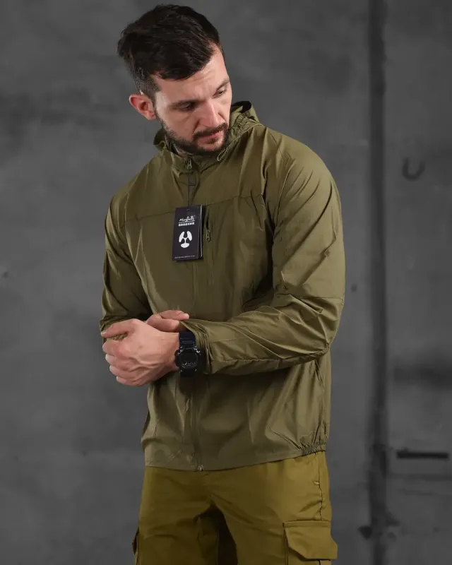 Армейская ультралёгкая ветровка Tactical Series олива