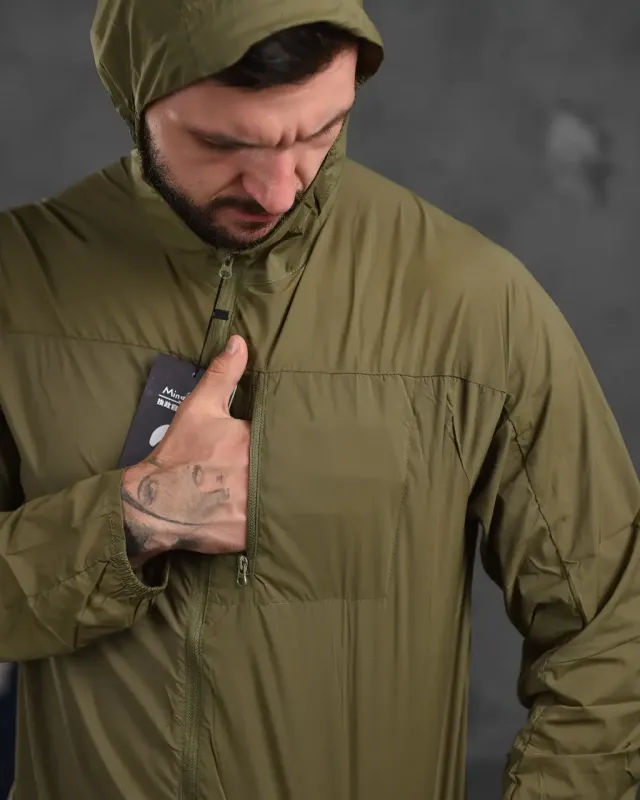  Армейская ультралёгкая ветровка Tactical Series олива
