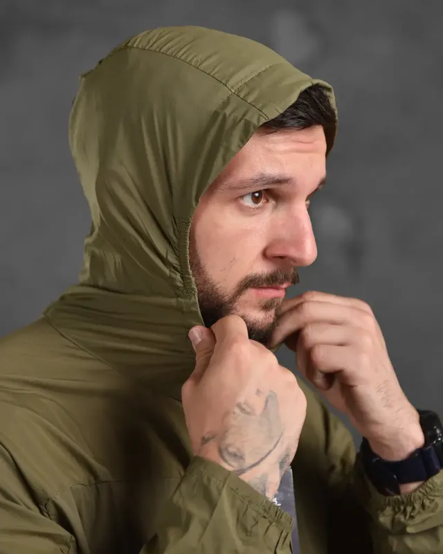  Армейская ультралёгкая ветровка Tactical Series олива