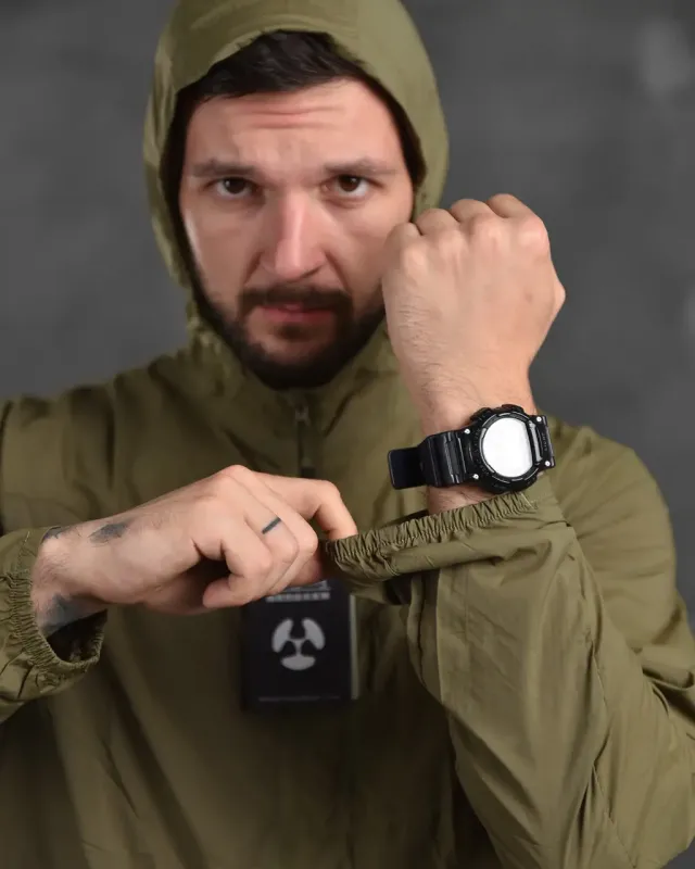  Армейская ультралёгкая ветровка Tactical Series олива