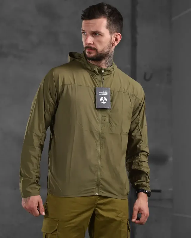  Армейская ультралёгкая ветровка Tactical Series олива