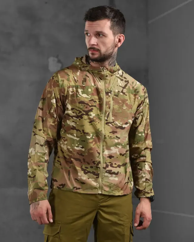 Армейская ультралёгкая ветровка Tactical Series мультикам