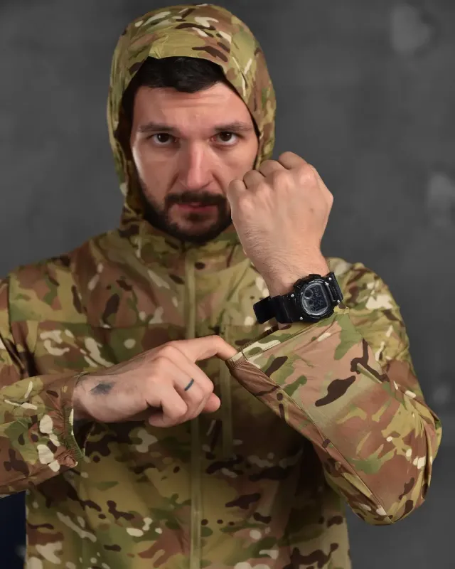 Армейская ультралёгкая ветровка Tactical Series мультикам