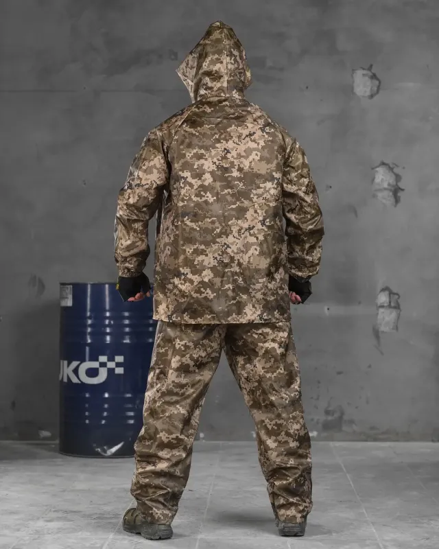 Тактический костюм дождевик water barrier pixel