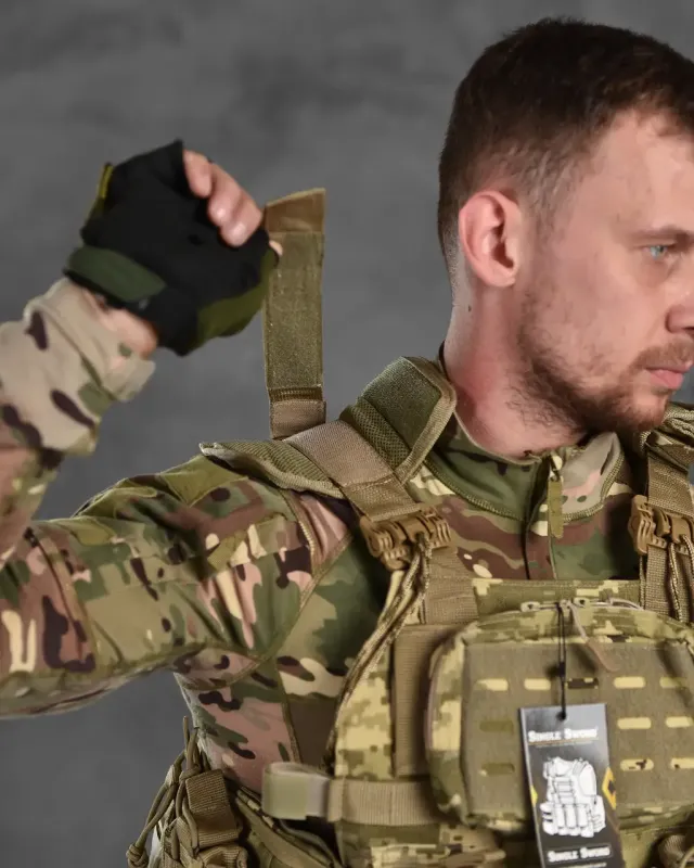 Плитоноска Single Sword (4 точки сброса, карманы под камербанды)