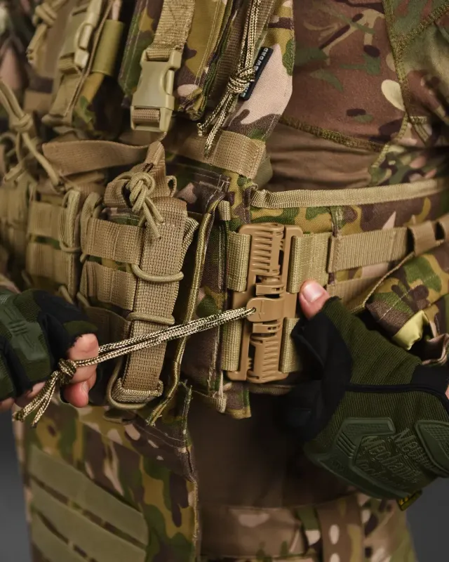 Плитоноска 4 точки быстрого сброса мультикам Singl Sword  с напашником