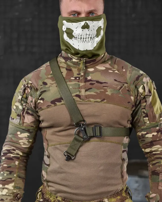 Оружейный ремень с антабками MS4 DUAL QD GEN 2 олива