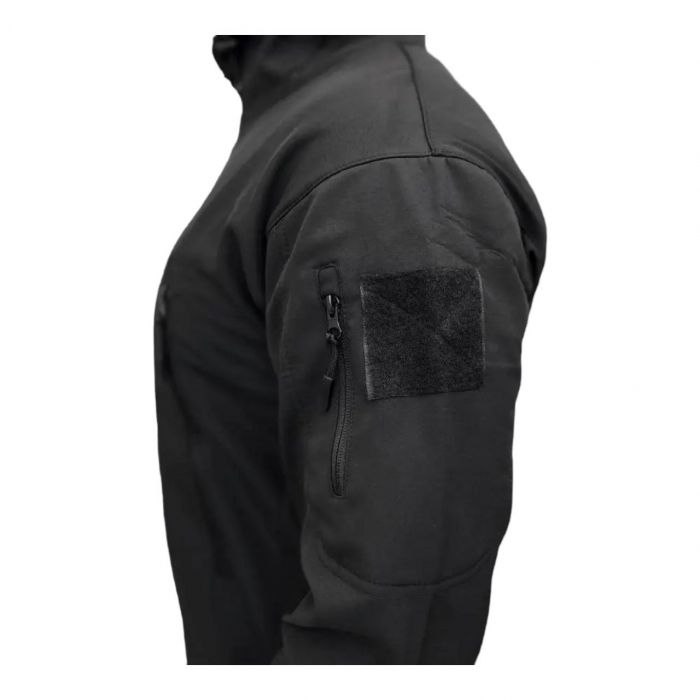 Тактический костюм Eagle Soft Shell, черный, на флисе (2361631956)