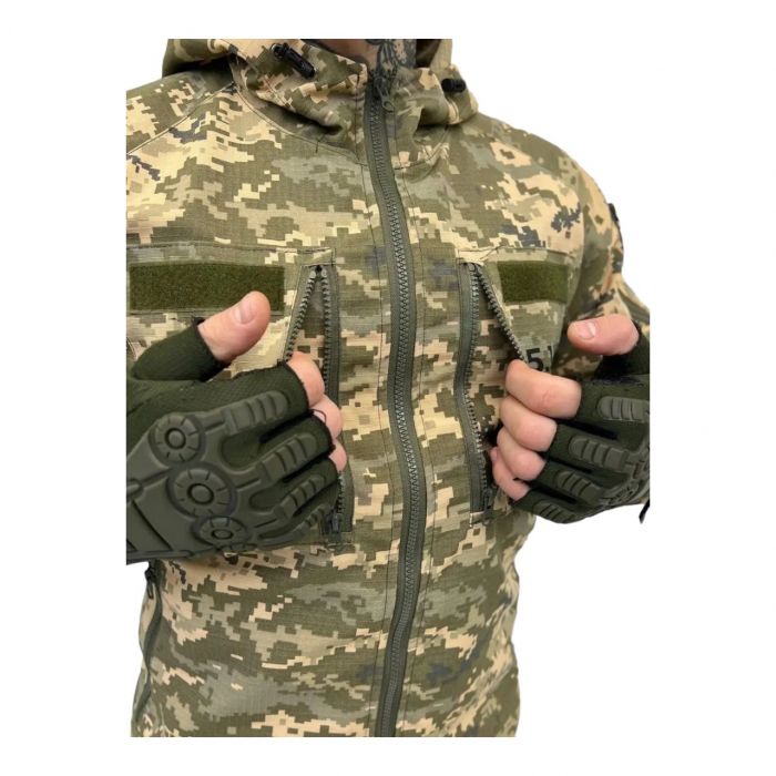 Военно-тактическая куртка 5.11 Tactical, пиксель, демисезон, рип-стоп (1480470970)