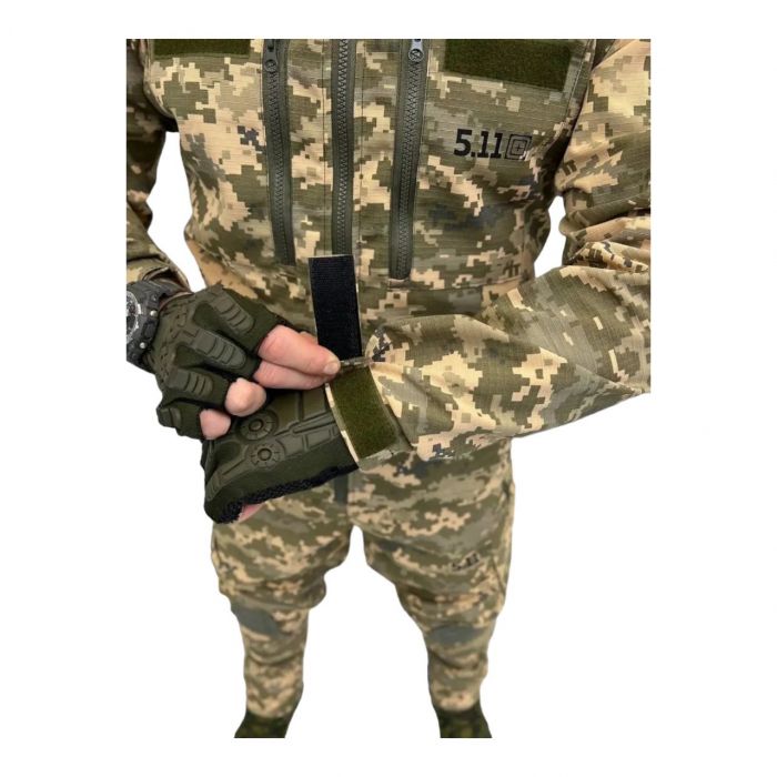 Военно-тактическая куртка 5.11 Tactical, пиксель, демисезон, рип-стоп (1480470970)
